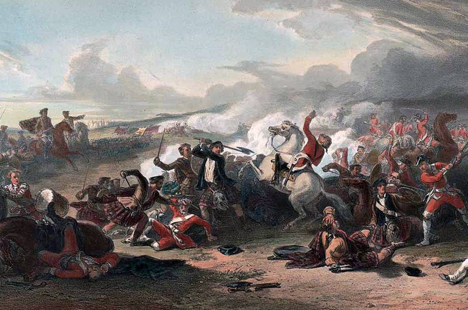 Battle of Falkirk painting